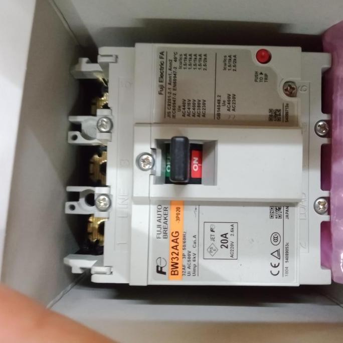 Promo MCCB FUJI BW32AAG 3P 20A COD