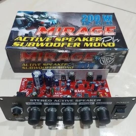 ''Terlaris" Kit Speaker Aktif  Mono + Subwoofeer Plus Mic Murah