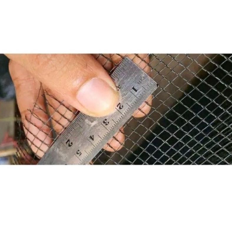 Waring Jaring Pagar Ayam Jaring Hitam Kandang Jaring Tanaman 1 Roll 50 Meter