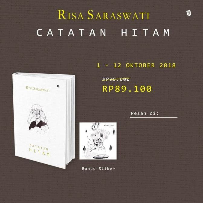 Novel Catatan Hitam - Risa Saraswati - Bukune