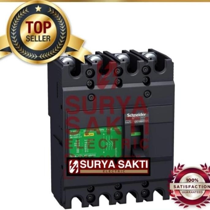 Promo SCHNEIDER EasyPact MCCB EZC100N 40A / 40 A 4P 18KA MCCB COD