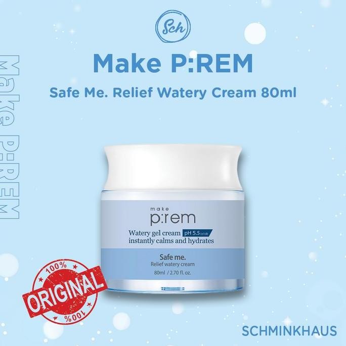 MAKE PREM / MAKE P:REM Safe me Relief Watery Cream 80ml _SCHM