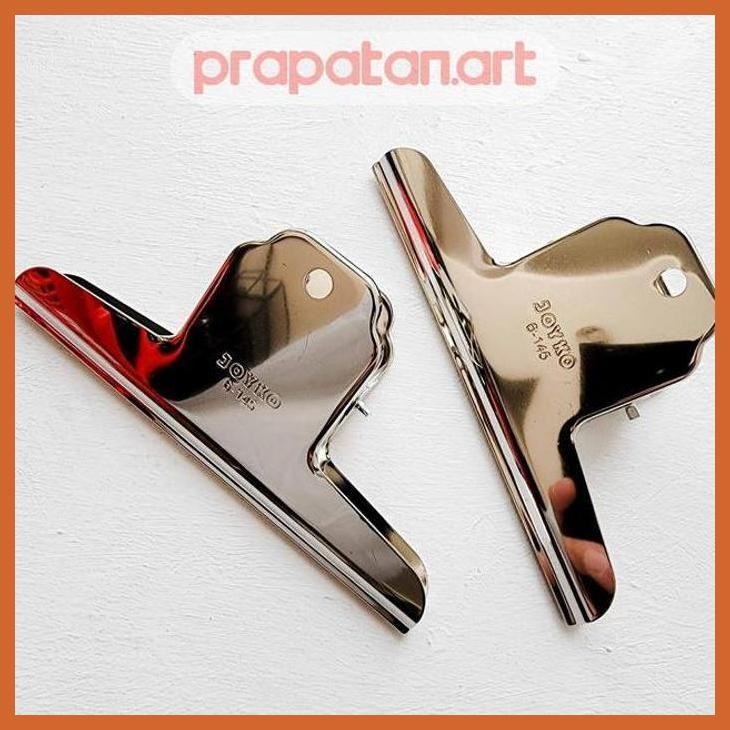 

(ATK) JOYKO BULLDOG CLIP 6-145 2PCS | PENJEPIT KERTAS ALAT TULIS LUKIS SEKOLAH KULIAH GAMBAR KANTOR