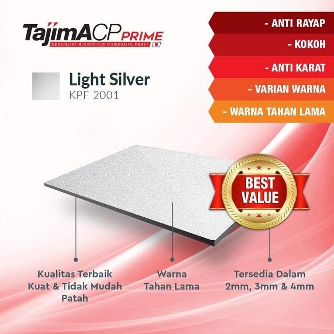 Acp Tajima Light Silver 3Mm Pe