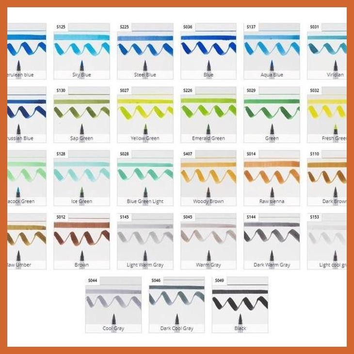 

(ATK) SAKURA KOI COLORING BRUSH PEN WATER BASED ALAT TULIS LUKIS SEKOLAH KULIAH GAMBAR KANTOR