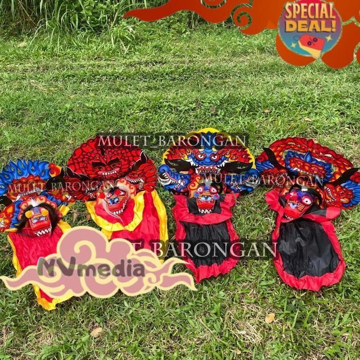 TERBAGUS BARONGAN CAPLOKAN ANAK KAYU NO 1234 FREE KEMUL DAN SUNGUT NV