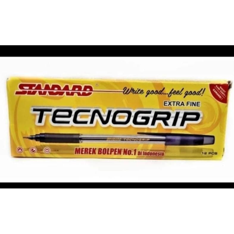 Ready_Stock_Cod Pen Tecnogrip Standard Hitam Ex45