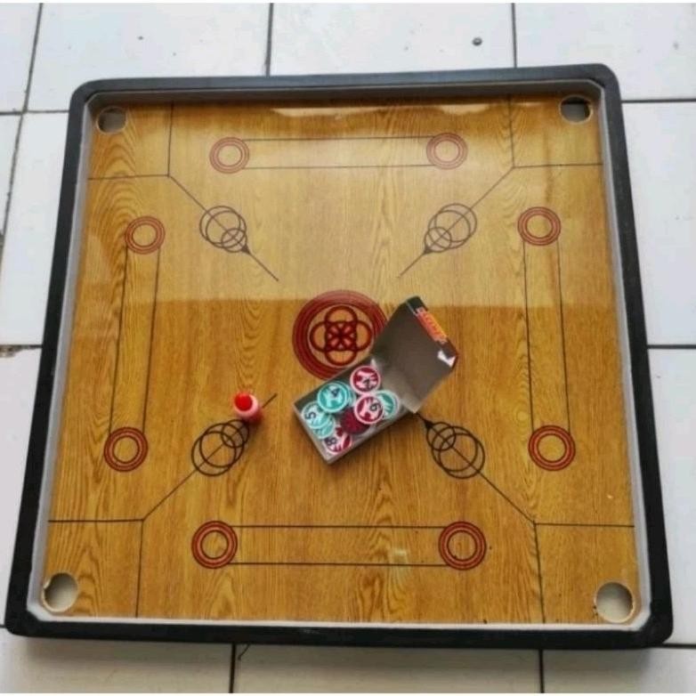 Cod Meja Karambol Super Besar Ukuran 90 Cm X 90 Cm Komplit Biji Dan Kristal Kerambol Meja Karambol S