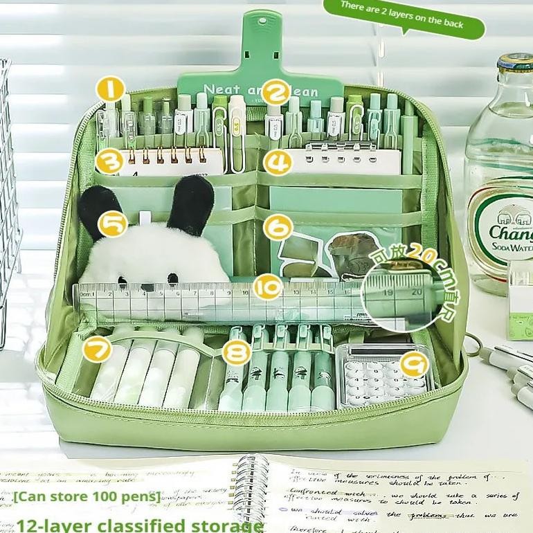 

Fue-K5X20 Transparan Tempat Pensil Berkapasitas Besar / Kotak Alat Tulis Anak Yang Indah / Tas Penyimpanan Kosmetik Anak Perempuan / Sekolah Kotak Kantor Stationary Eq-77