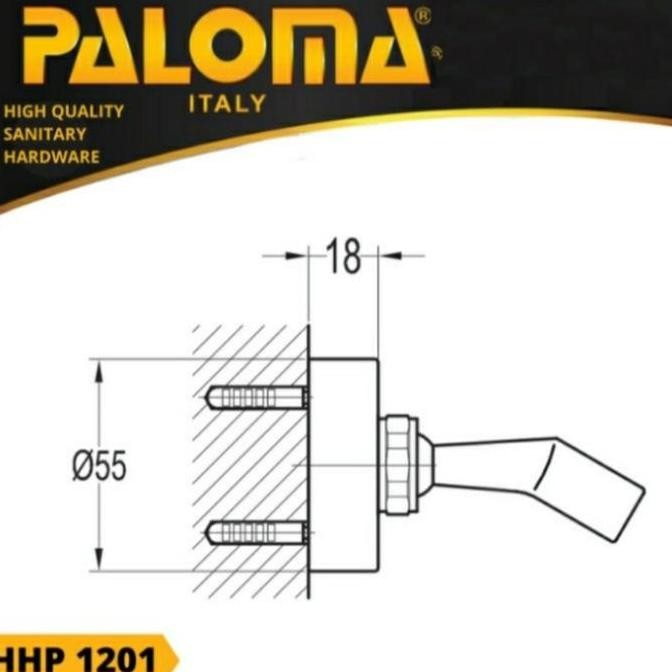 Shower Holder Paloma Hhp 1201 Tatakan Dudukan Shower Mandi
