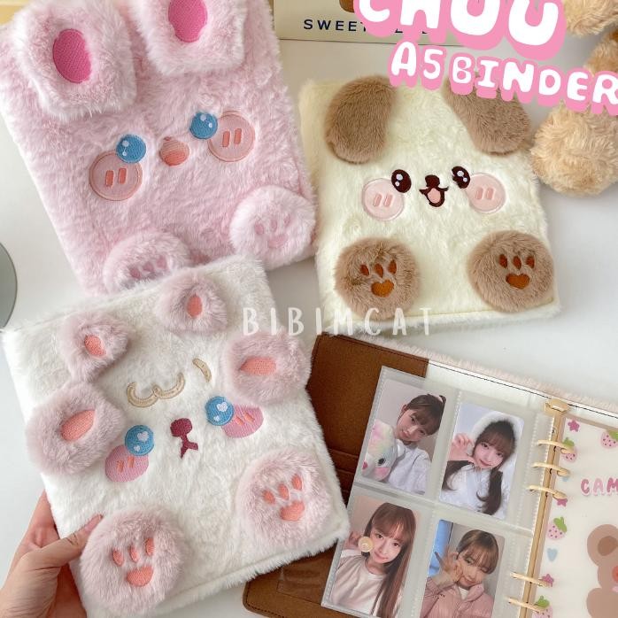 A5 Size Chuu Binder Photocard Album Pc Binder Fluffy Boneka