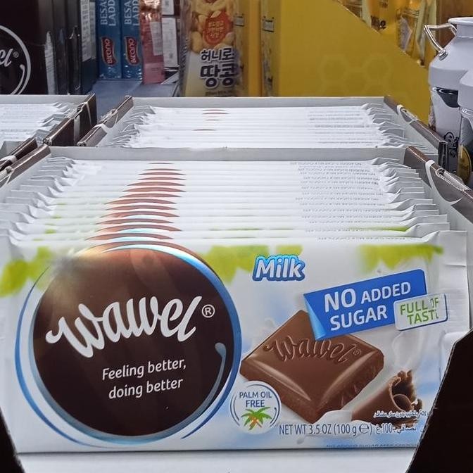 

WAWEL MILK CHOCOLATE BAR NAS 100 GR NO SUGAR ADDED