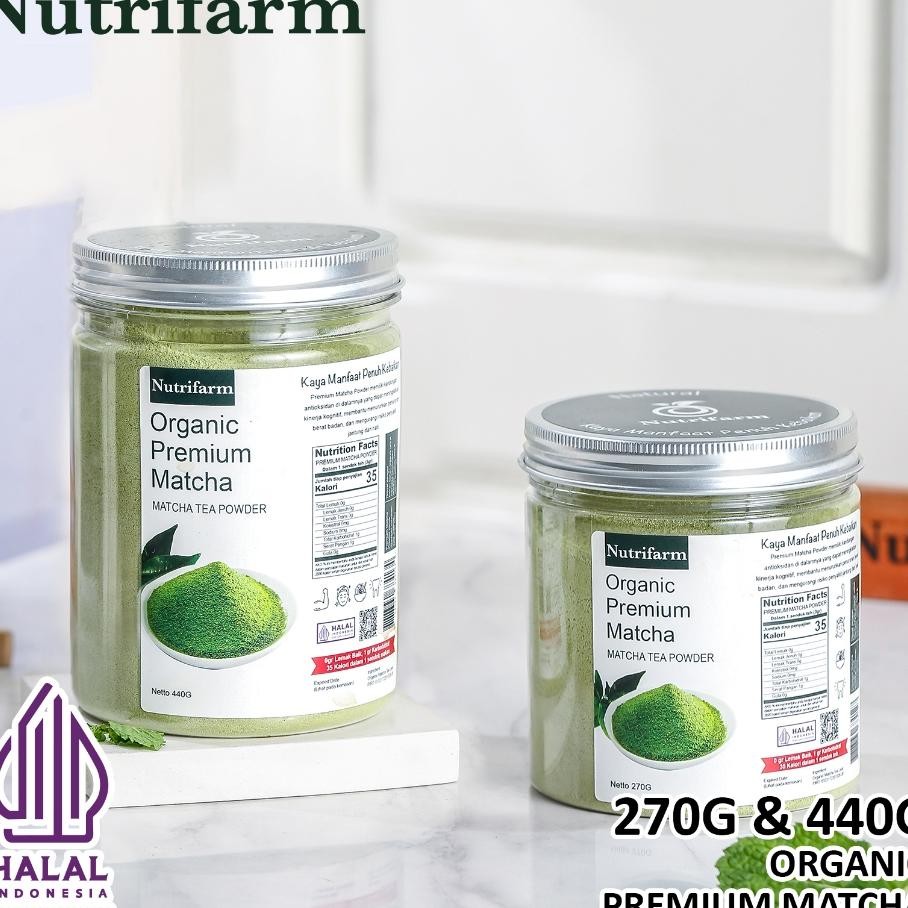 

Nutrifarm Organic Matcha Minuman 440G 270G