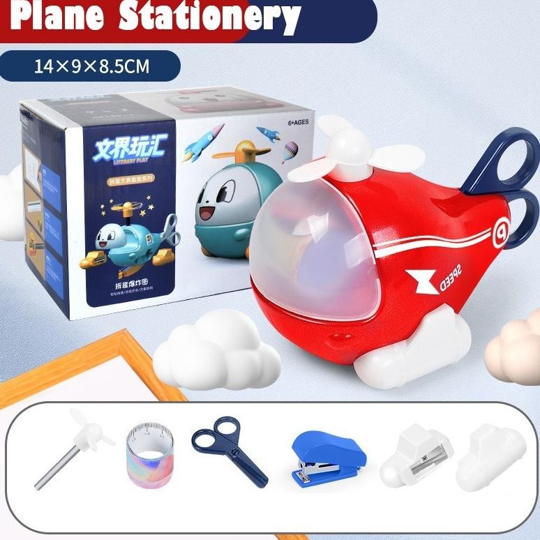 

Cod Dinosaur Plane 6In1 Stationery 5In1 Serutan Dino Mainan Anak Rautan Hewan Am67