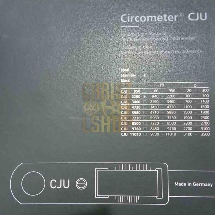 SCHWENK - CIRCOMETER (METERAN LINGKAR) TYPE : CJU 2200 (62000028) ORIGINAL DAN TERPERCAYA