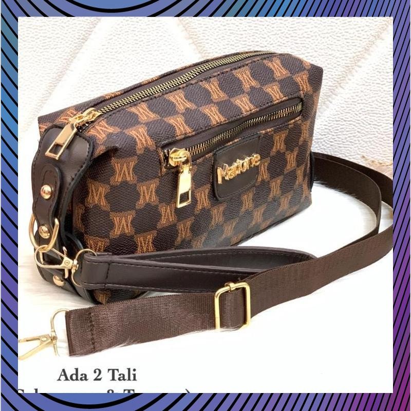 Diskon Gede Tas Selempang wanita ESTRE Handbag wanita slingbag ( kulit Tebal ya ) Handbag Pria Wanit