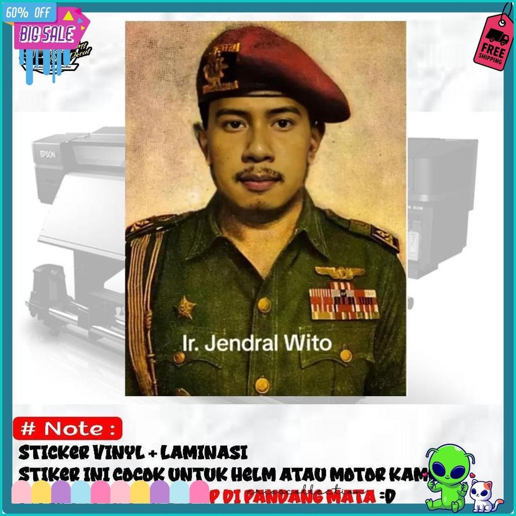 

Cusss Serbu! Stiker Poster Sampitak Jendral Wito Keren