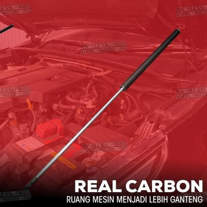 Aksesoris Shock kap mesin Hood Damper CRATO CARBON Innova Reborn Original