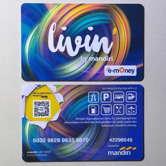 DR301>> E-money Mandiri FLAZZ BCA Gen 2 Tapcash BNI Kartu Toll Busway Kereta MRT