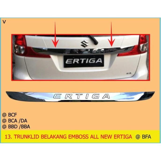 DS9 >> Trunklid New Ertiga