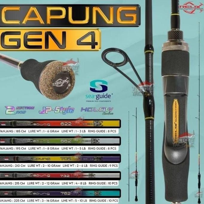 Terbaik | Joran Capung Gen 4 Relix Nusantara - Free Packing | 100% Ori