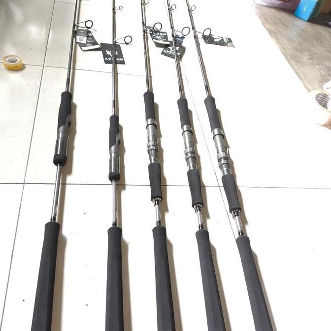 Terbaik | Joran Lycan Eclipse Ring Guide Fuji Alconite Spinning Joran Custom | 100% Ori