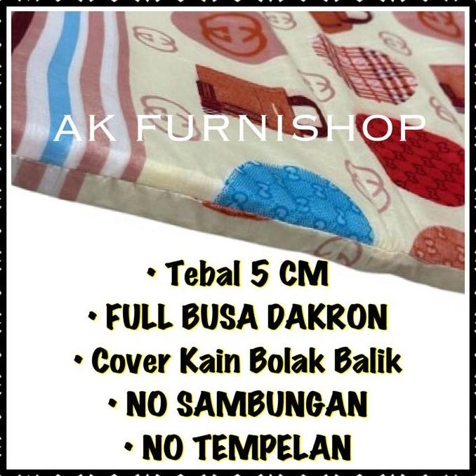 Kasur Lipat Busa Dakron 90x180 CM