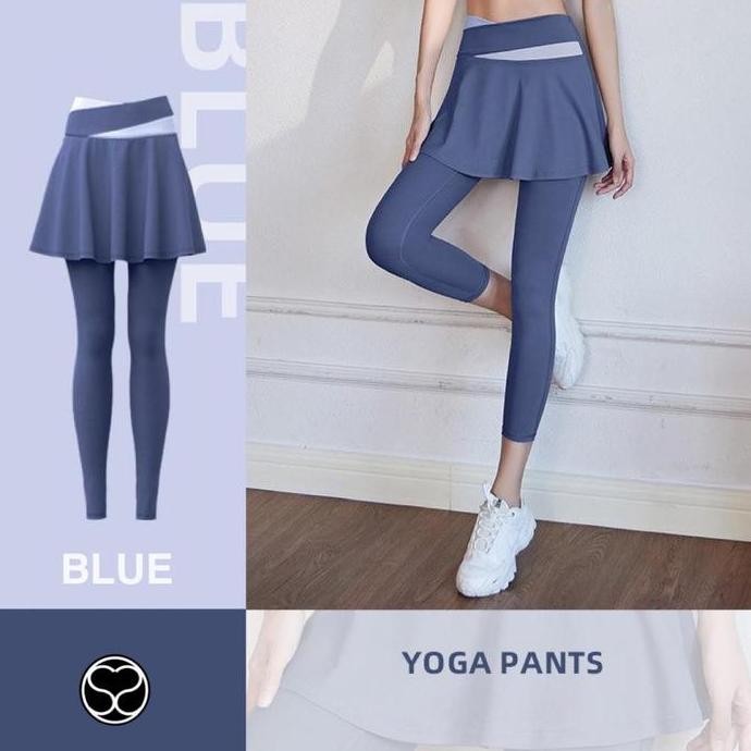 PROMO DISKON - SecondShape - ROK Legging Olahraga Wanita Sport Yoga Padel Tennis Pants