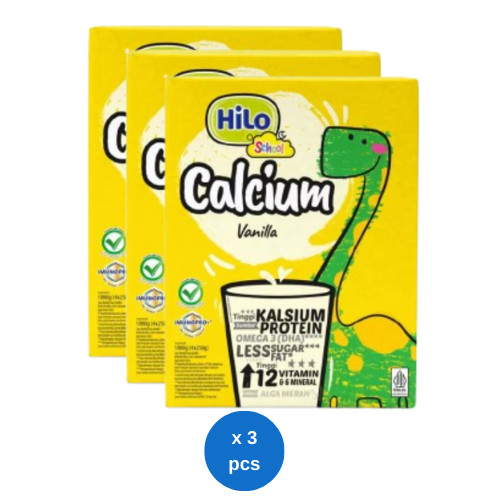 

HiLo School Calcium Vanilla 1000gr x 3 pcs