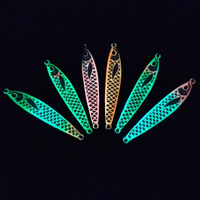 Bisa Cod Metal Jig  Full Gid 80 Gram / 100 Gram Rq-56