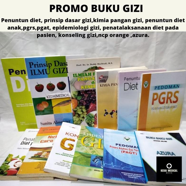 Bf888S Promo Buku Gizi Semester Awal (Azura, Cagi ,Pgat, Pgrs, Konseling, Prinsip Dasar Gizi, Skrini