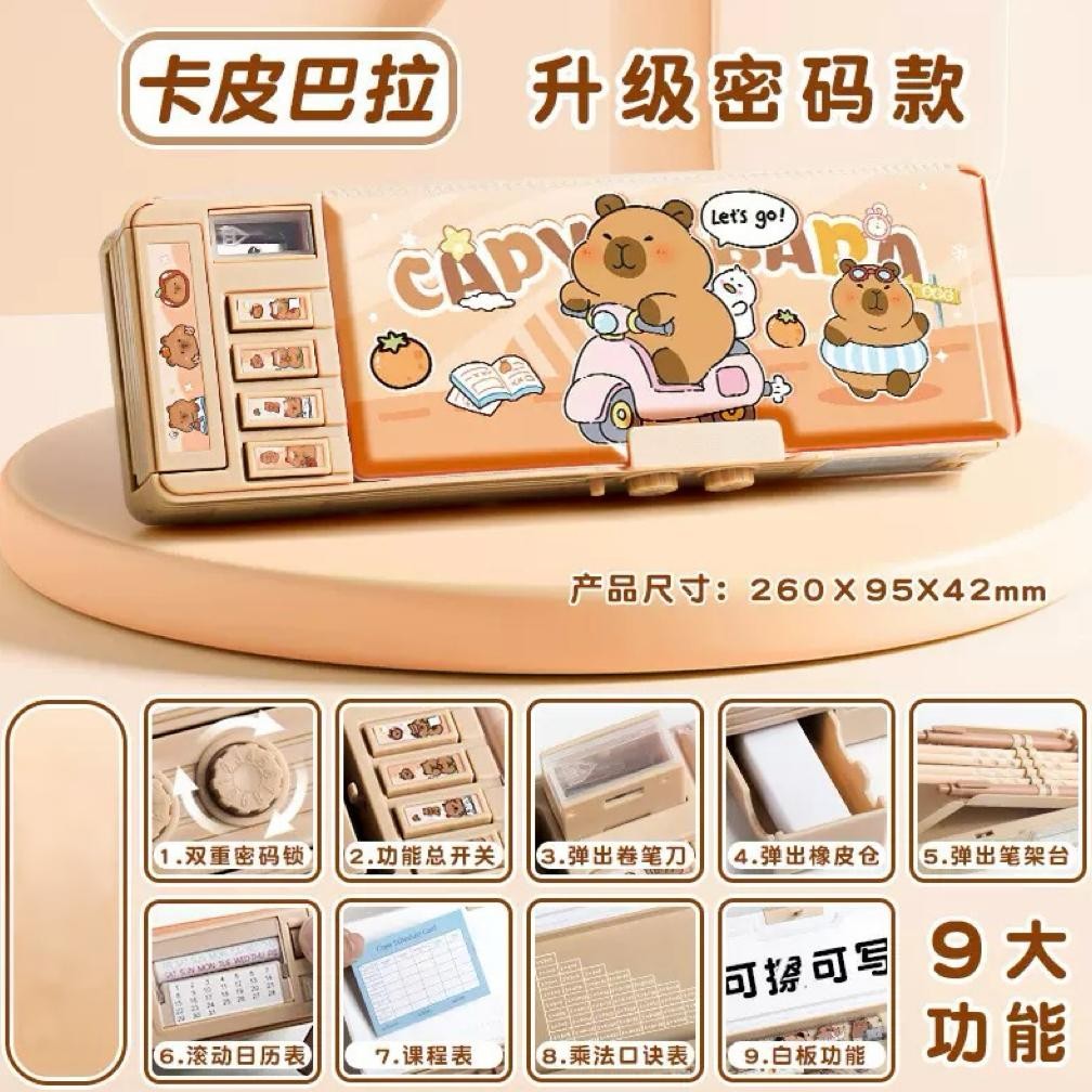 

Terlaris Kotak Alat Tulis Multifungsi Kuromi Untuk Anak Perempuan 2025 Kotak Pensil Otomatis Baru Kata Sandi Kompartemen Mesin Kotak Pena Besar Ys In-137