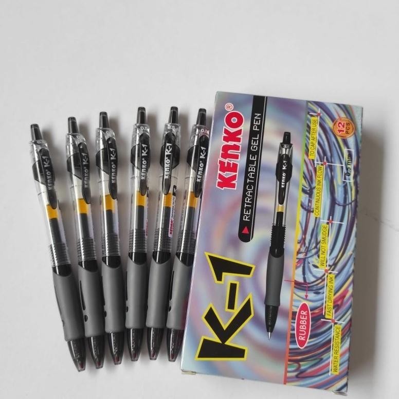 

Special Pulpen Kenko K1 0.5 Mm Pulpen Gel Kenko K-1 Lea