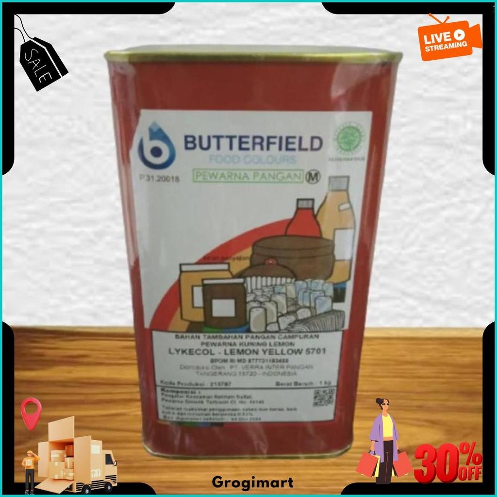 

Pewarna Makanan Bubuk Lemon Yellow Kuning ( Butterfield ) 500 Gr Siap Kirim