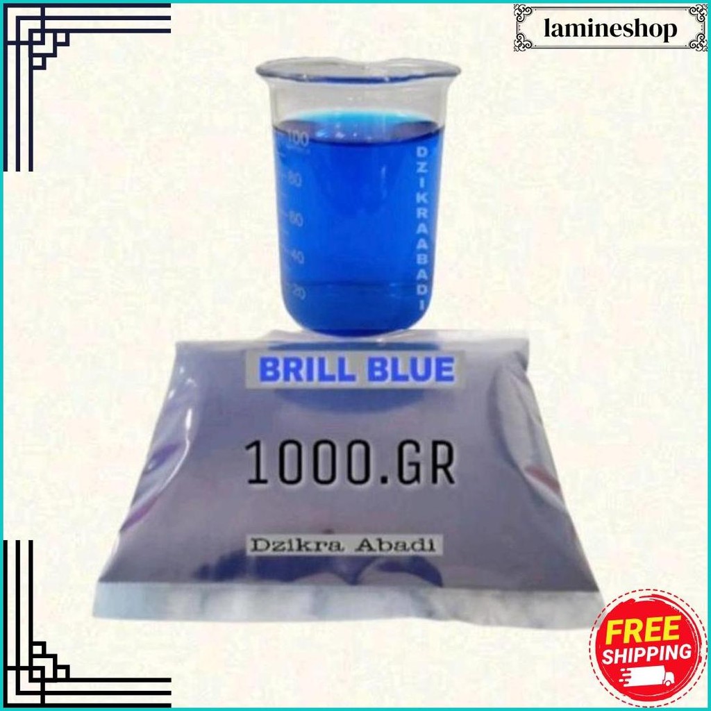 

Pewarna Makanan Bubuk Brill Blue Biru 100.Gr Original Produk
