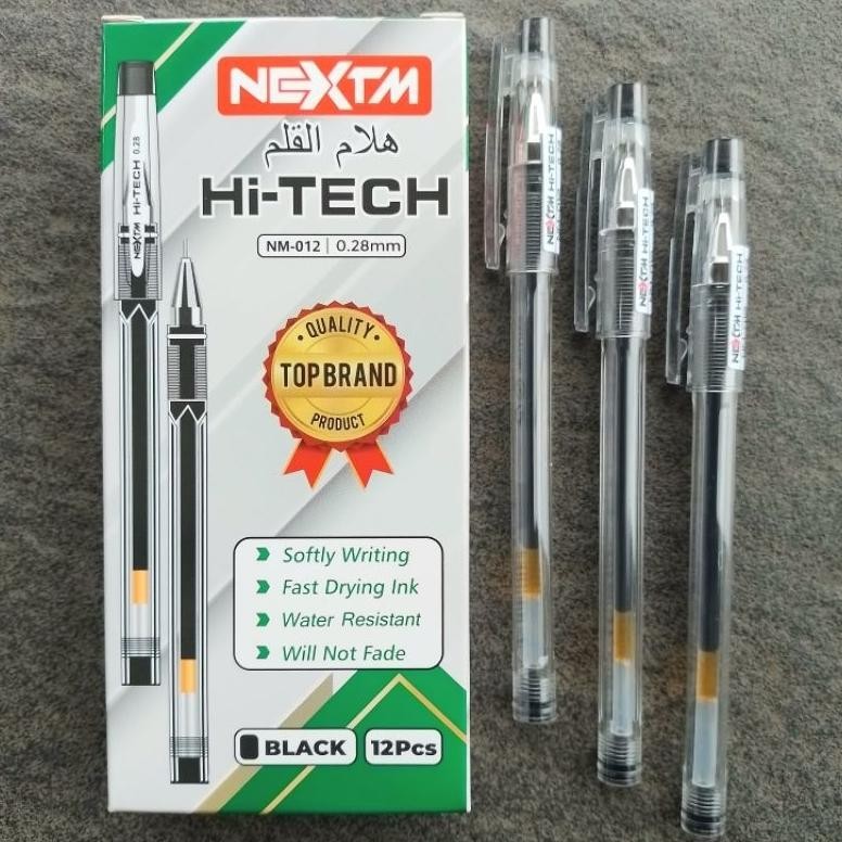 

Promo..!!! Pulpen Gel Pen Next-M Hi-Tech Nm-012 0.28Mm ( 12 Pcs ) [ Original ] Rwe-45