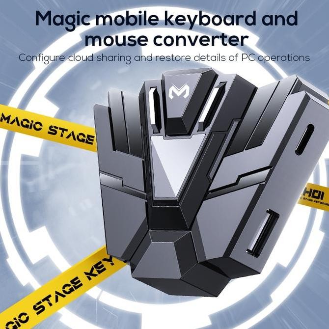 MEMO ZH01 OTG Converter Keyboard & Mouse Gaming RGB - Mouse