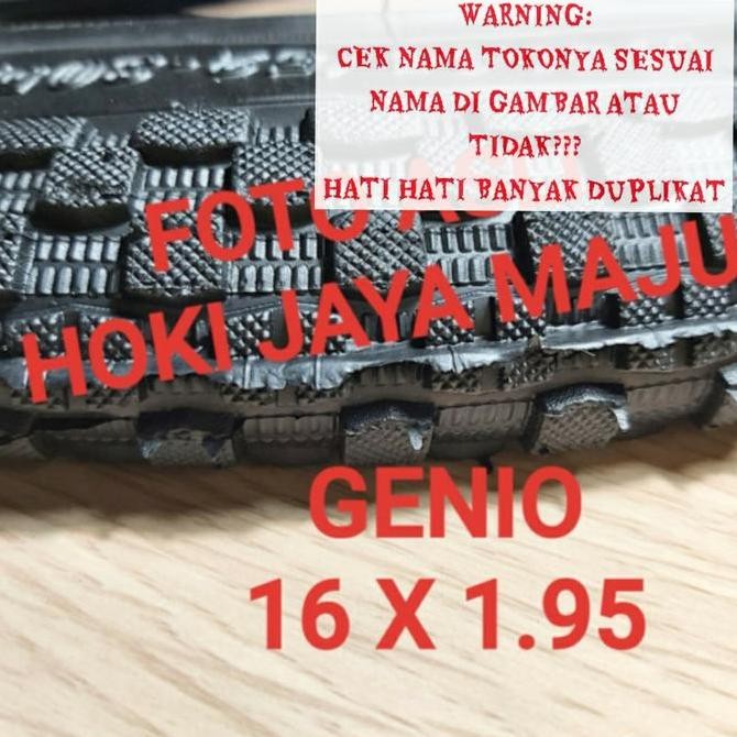 Promo ban luar sepeda 16 x 195 genio 1.95 united ori COD