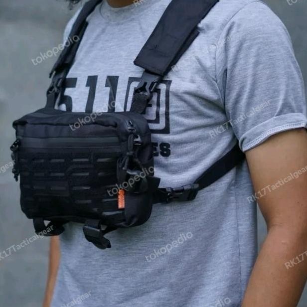 Waistbag Minimalis Tas Dada Pria Tactical Army Original Waist Bag Tni | Polri 88 Raider