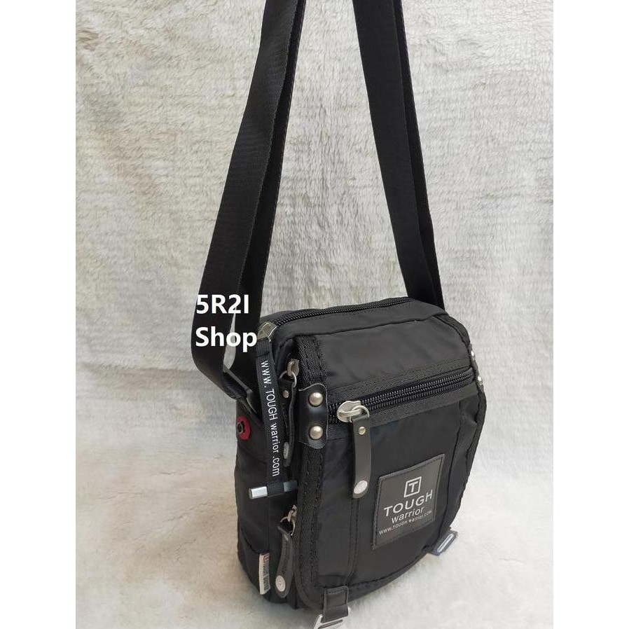 New Unisex Tough Warrior 6107 Sling Bag Waist Bag Tas Selempang Tough Cowo Pria