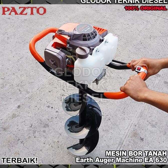 Mesin Bor Lubang Tanah Biopori Earth Auger Drill 63 cc + Mata Original