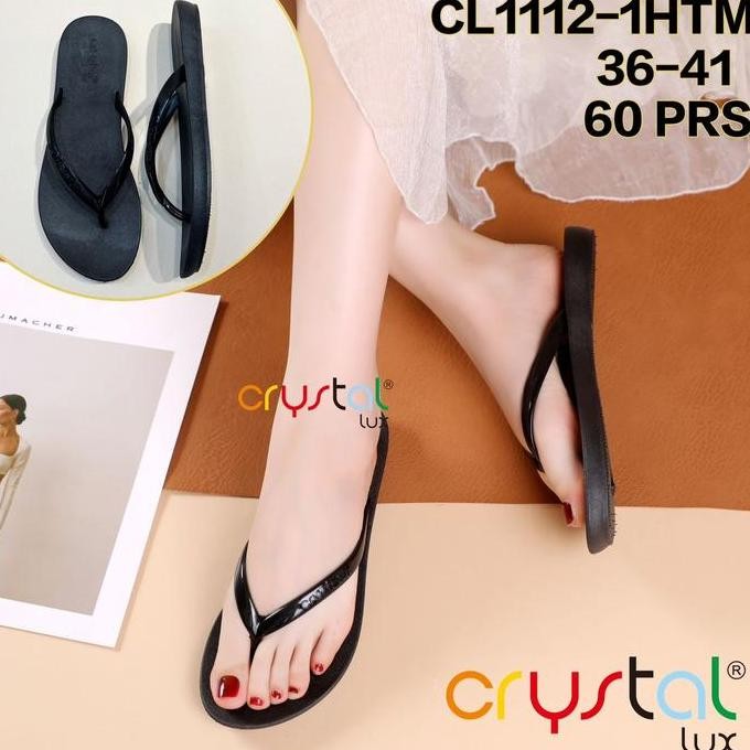 DI16 >> Sandal Jepit Wanita Karet Sendal Jepit Jelly Glossy CL1112-1