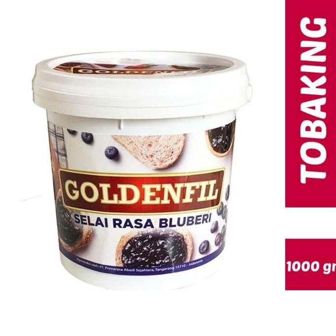 

Goldenfil Blueberry jam 1 kg Selai Bluberi