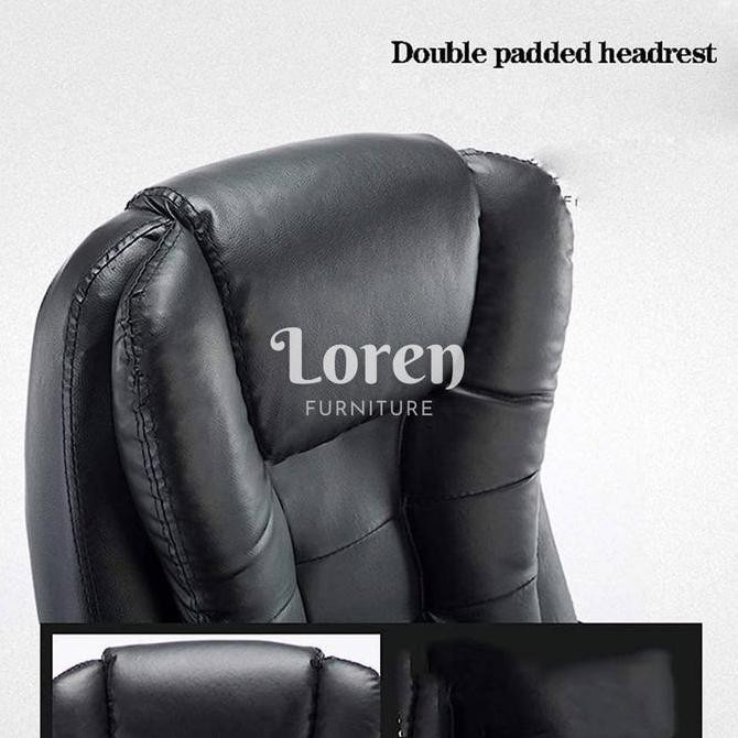 Kursi kantor empuk kursi direktur dengan footrest