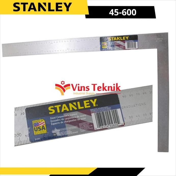 

Penggaris Siku Steel Carpenters Squares Imperial STANLEY 45-600