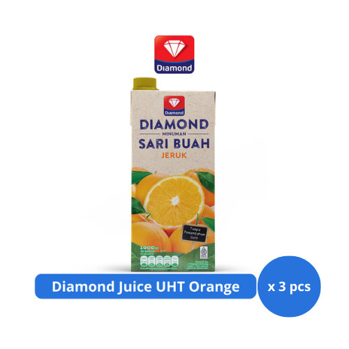 

Diamond Juice UHT Orange 1000ml x 3 pcs