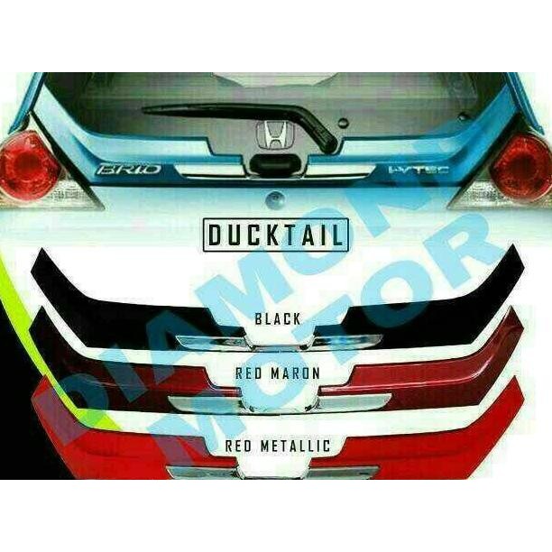 Ducktail Belakang Mobil Honda Brio
