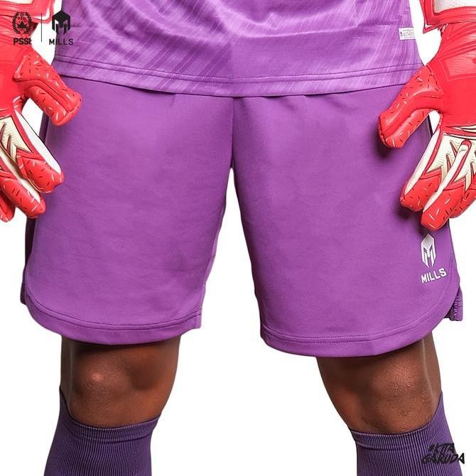 TERMURAH - MILLS Celana Timnas Indonesia Football Short Third GK Purple INA