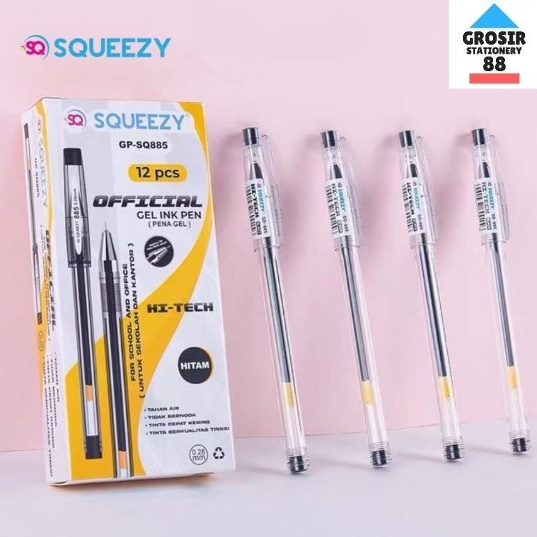 

Sale Bolpoin Pen Gel Hitech Squeezy 805 0.28Mm (1 Lusin) Ad-532