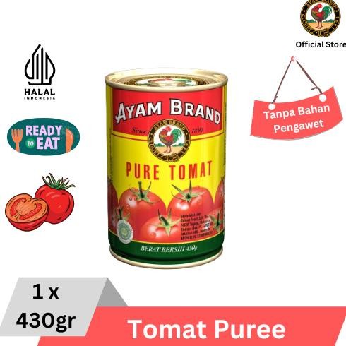 

READY STOK Ayam Brand - Tomat Puree Kaleng 430gr Siap kirim